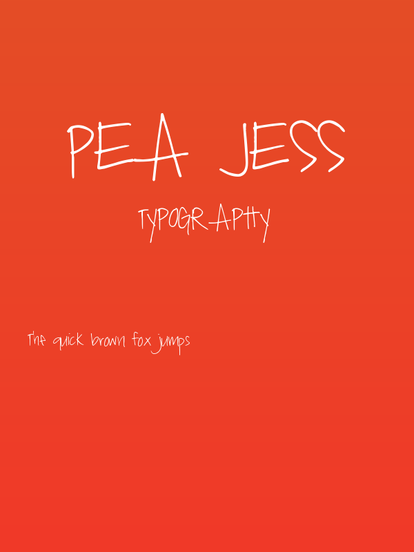 Pea Jess Poster