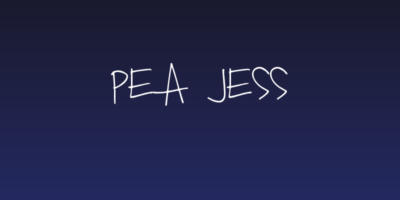 Pea Jess Social Header