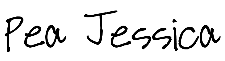 Pea Jessica  les polices de caractères gratuit tlcharger