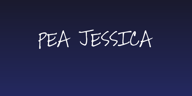 Pea Jessica Social Header