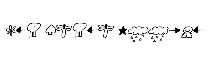Pea Jiawei Doodles  フリーフォントのダウンロード