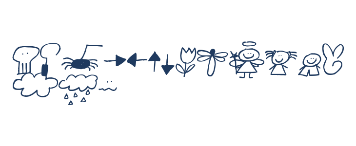 Pea Jiawei Doodles Lowercase