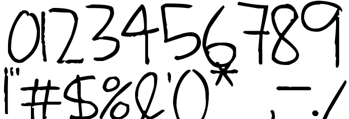 Pea Jiawei Font OTHER CHARS