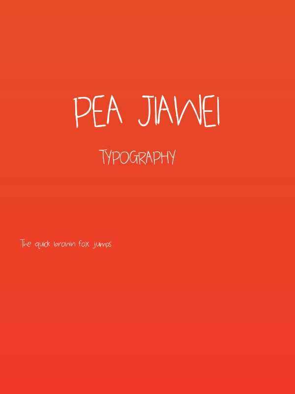 Pea Jiawei Poster
