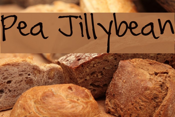 Pea Jillybean Fonte examples