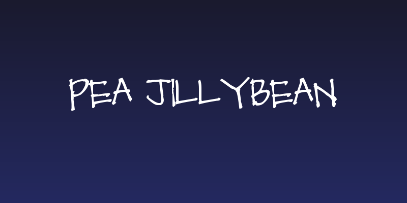 Pea Jillybean Social Header