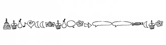 Pea Jillybean's Doodles  Frei Schriftart Herunterladen