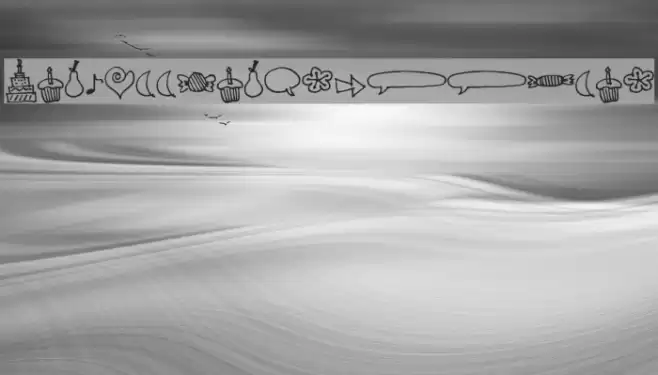 Pea Jillybean's Doodles Font examples