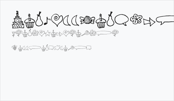 Pea Jillybean's Doodles Business Card