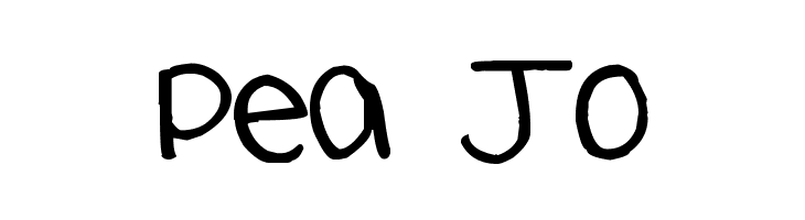 Pea Jo  Descarca Fonturi Gratis