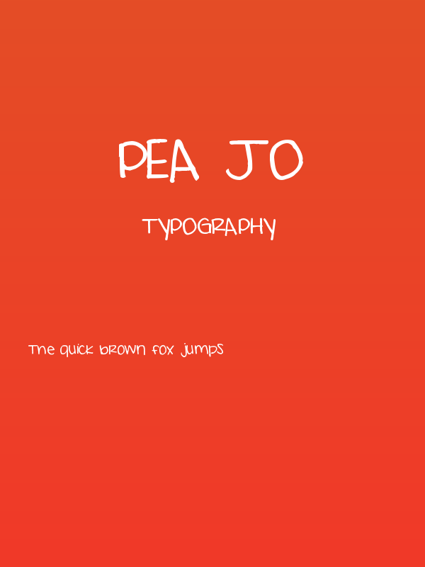Pea Jo Poster
