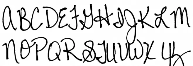 Pea Johanna Script Fuentes MAYÚSCULAS
