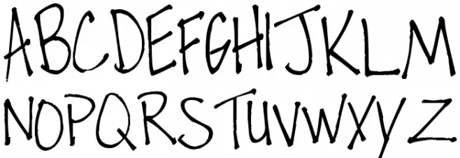 Pea Johanna Font UPPERCASE