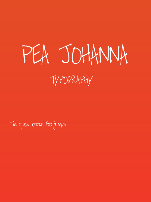 Pea Johanna Poster