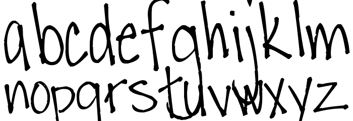 Pea Johanna Font LOWERCASE