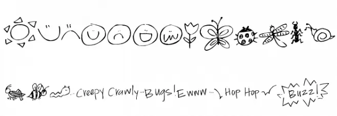 Pea Jokilyn Doodles Fuentes MINÚSCULAS