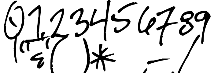 Pea Joraanstad Font OTHER CHARS