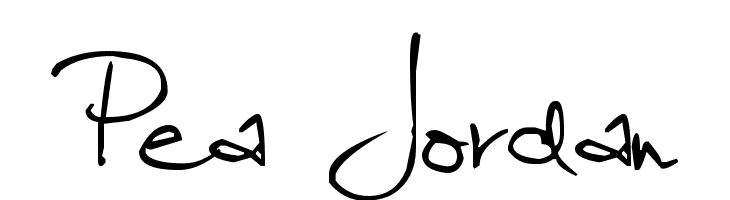 Pea Jordan  Free Fonts Download