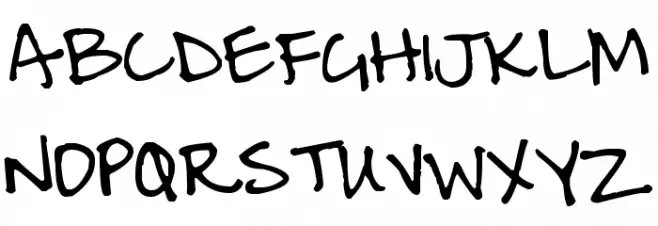 Pea Julie Font UPPERCASE