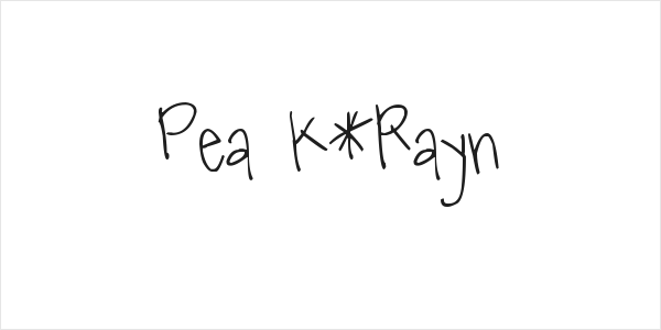 Pea K*Rayn Logo