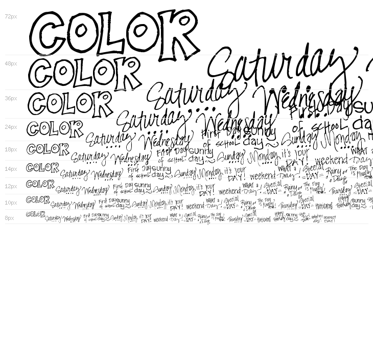 Pea KT Doodles Waterfall