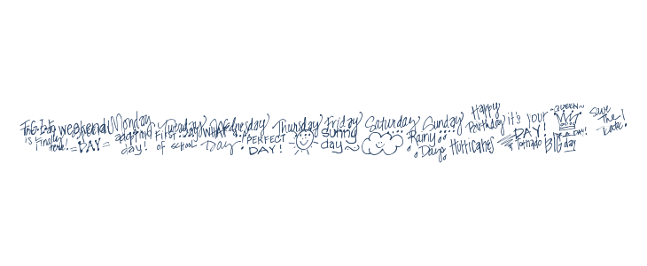 Pea KT Doodles Lowercase