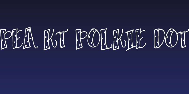 Pea KT Polkie Dot Social Header