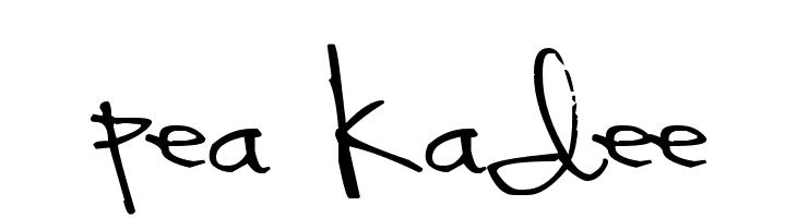 Pea Kadee Font