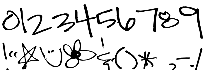 Pea Kadee Font OTHER CHARS