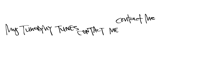 Pea Kadee's Blog Font LOWERCASE