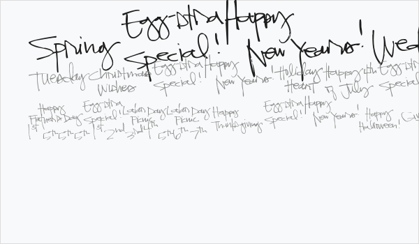 Pea Kadee's Calendar Business Card