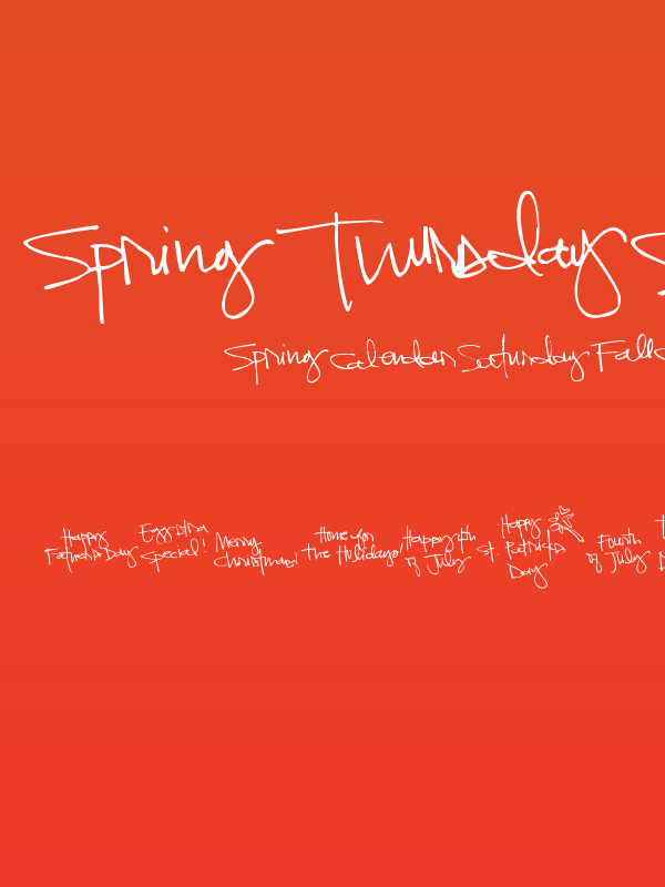 Pea Kadee's Calendar Poster