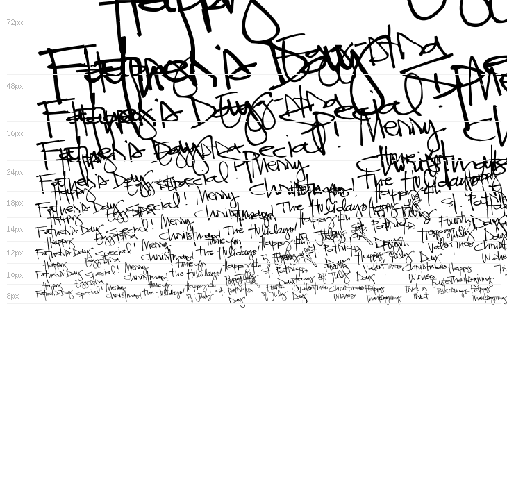 Pea Kadee's Calendar Waterfall