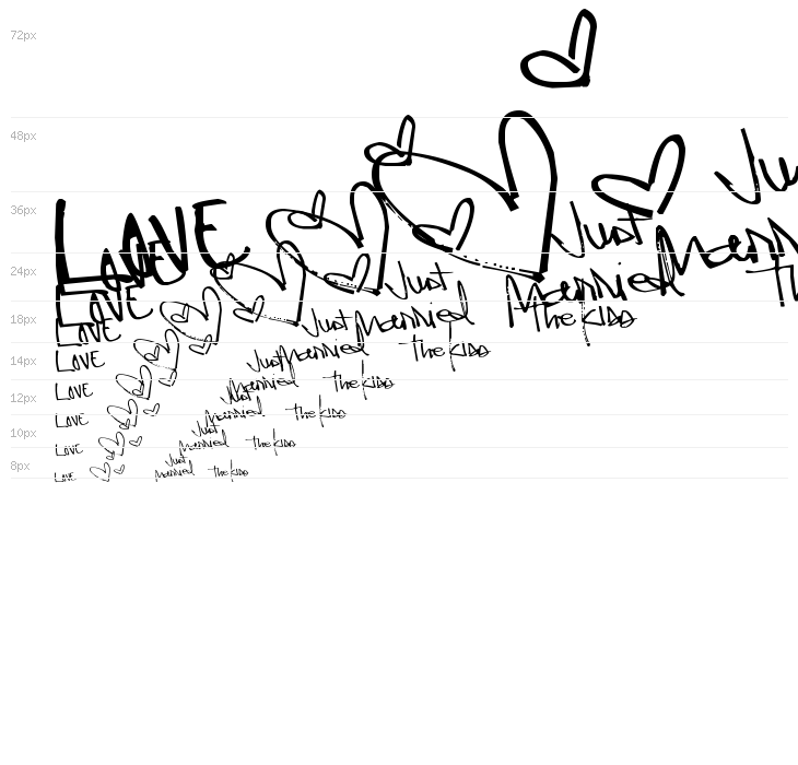 Pea Kadee's LOVE Sentiments Waterfall