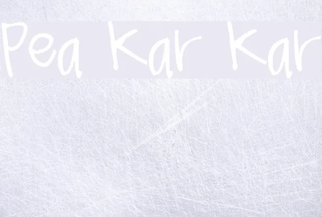 Pea Kar Kar Example 1