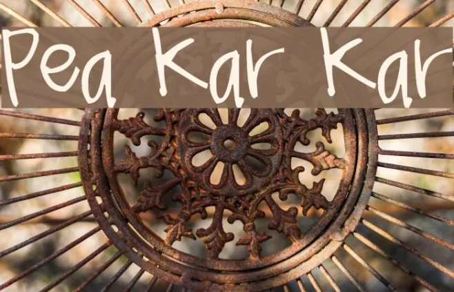 Pea Kar Kar Example 3