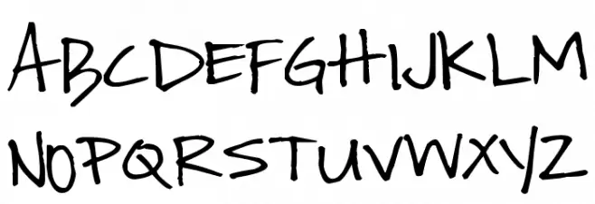 Pea Kara Cornejo Font UPPERCASE