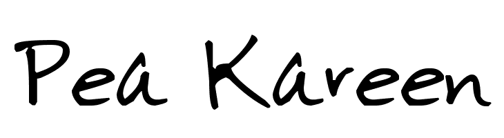 Pea Kareen Font