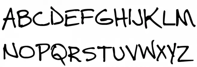 Pea Kareen Шрифта ВЕРХНИЙ
