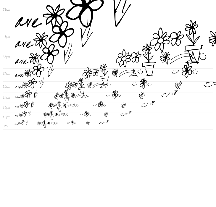 Pea Karen's Doodles Waterfall