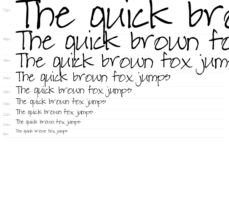 Pea Karen's Print Waterfall