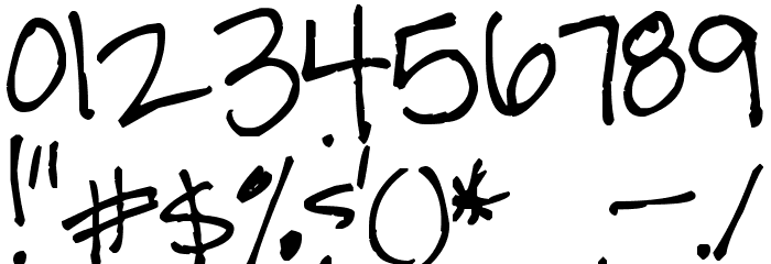 Pea Kari Font OTHER CHARS