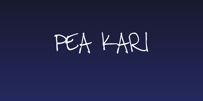 Pea Kari Social Header