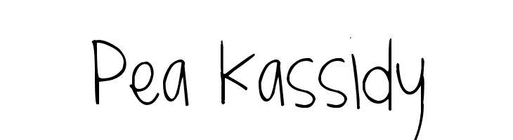 Pea Kassidy Font