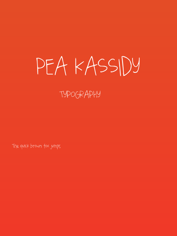 Pea Kassidy Poster