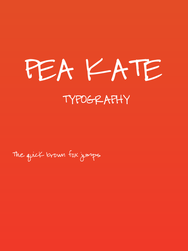 Pea Kate Poster