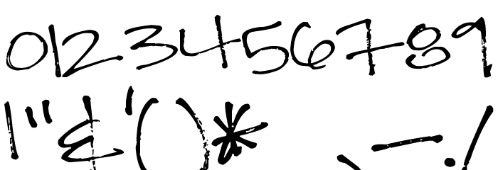 Pea Katherine Font OTHER CHARS