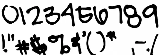 Pea Kathryn Font OTHER CHARS