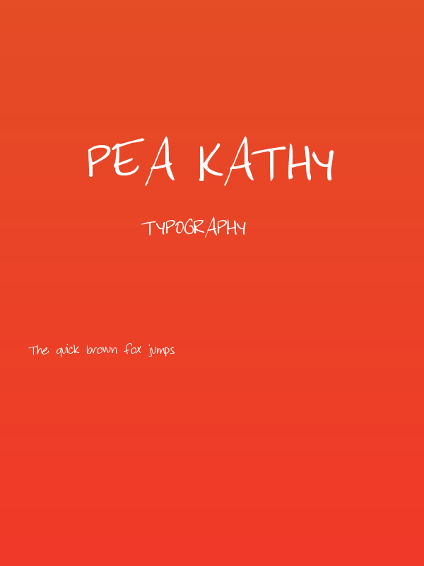 Pea Kathy Poster