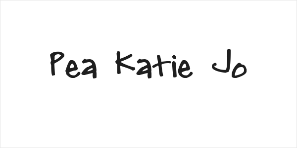 Pea Katie Jo Logo